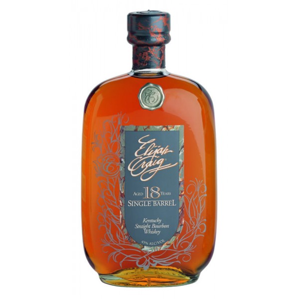 Elijah Craig Single Barrel 18 YO Kentucky Bourbon whiskey