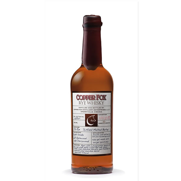 Copper Fox Rye Whiskey