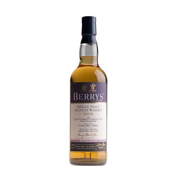 Berrys' Glen Garioch 1989 26 YO, Cask No. 7856 Highlands, 46%