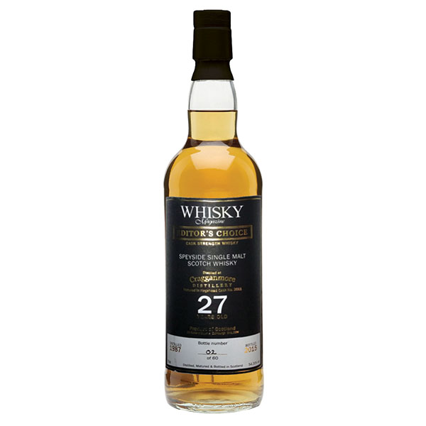 Whisky Magazine Editor's Choice Cragganmore 1987 27 YO 54.2%